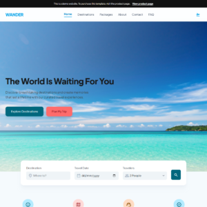 Wander Travel Agency Portal